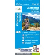 Castellane - Lac de Castillon 3542OT Top25 IGN